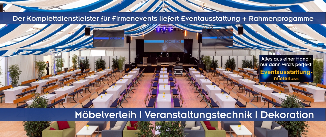 Zeltverleih Erding, Catering Erding, Eventagentur Erding, Möbelverleih Erding