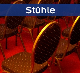 Stühle mieten Erding | Ihr Bestuhlung-Service Schwarze Polsterstühle in professioneller Reihenbestuhlung für ein Konzert oder Seminar in Erding.